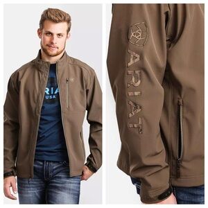 Ariat Logo 2.0 EcoDry Softshell Jacket in Morel/Camo
